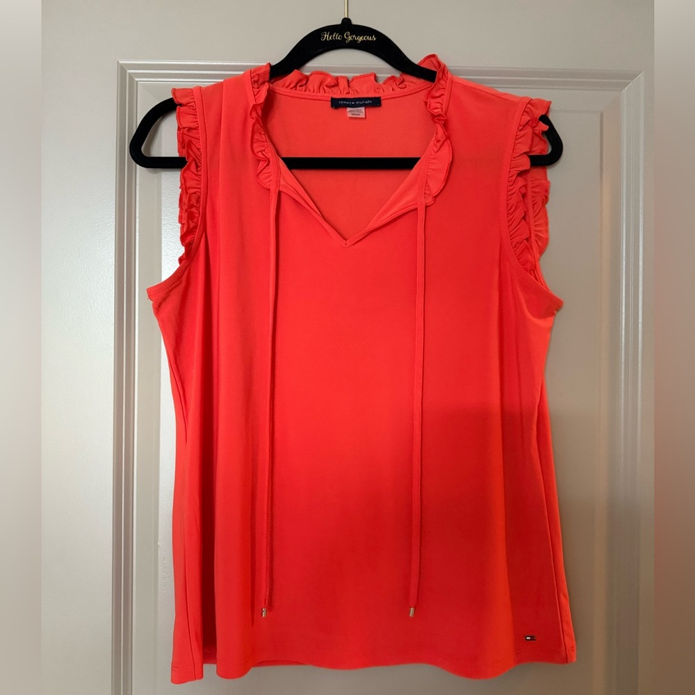 Tommy Hilfiger Women's Coral Sleeveless Top